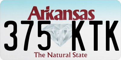 AR license plate 375KTK