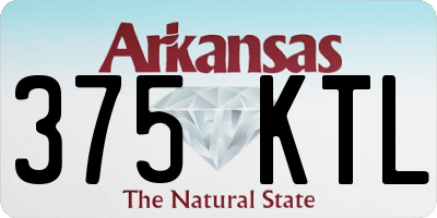 AR license plate 375KTL