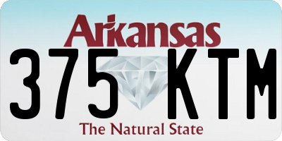 AR license plate 375KTM