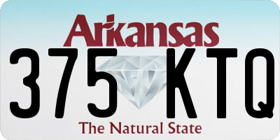 AR license plate 375KTQ
