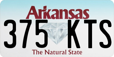 AR license plate 375KTS