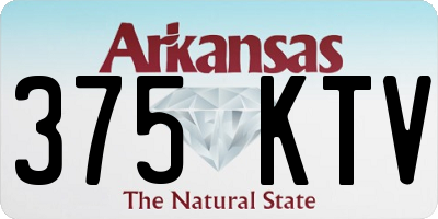 AR license plate 375KTV