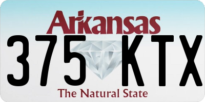 AR license plate 375KTX
