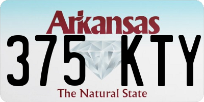 AR license plate 375KTY
