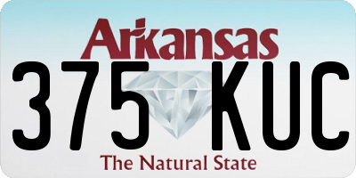 AR license plate 375KUC