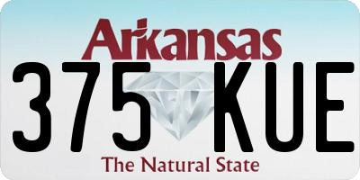 AR license plate 375KUE