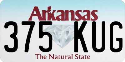 AR license plate 375KUG