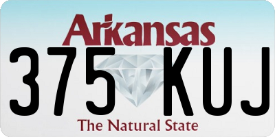 AR license plate 375KUJ