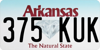 AR license plate 375KUK