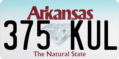 AR license plate 375KUL