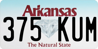 AR license plate 375KUM