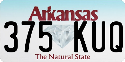 AR license plate 375KUQ