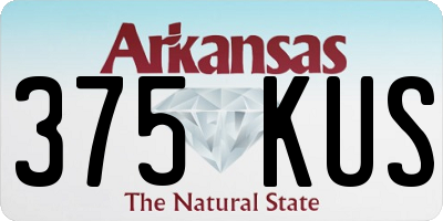 AR license plate 375KUS