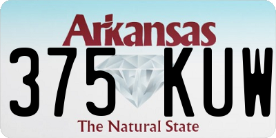 AR license plate 375KUW
