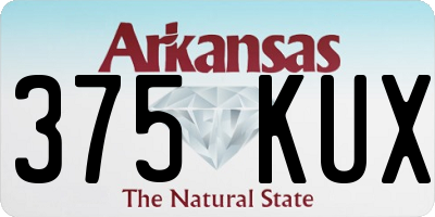 AR license plate 375KUX