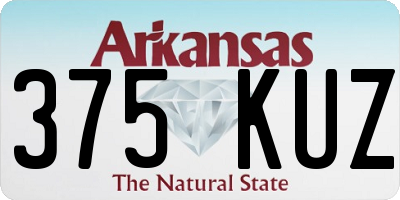AR license plate 375KUZ