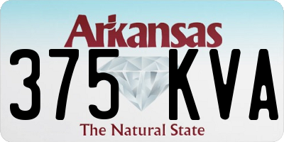 AR license plate 375KVA