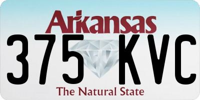 AR license plate 375KVC