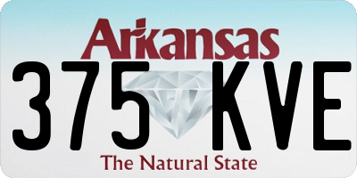 AR license plate 375KVE
