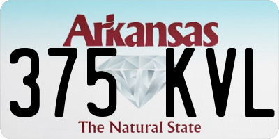 AR license plate 375KVL