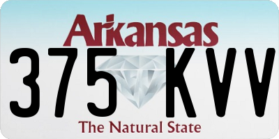 AR license plate 375KVV
