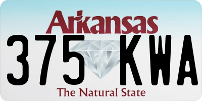 AR license plate 375KWA