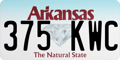 AR license plate 375KWC