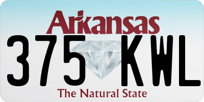 AR license plate 375KWL