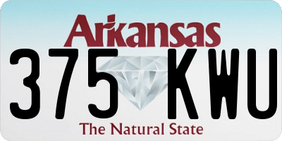 AR license plate 375KWU