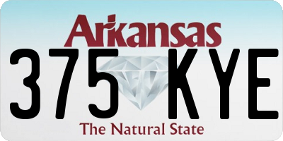 AR license plate 375KYE