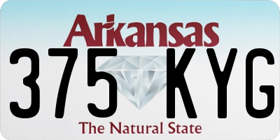 AR license plate 375KYG