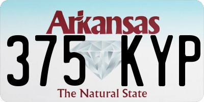 AR license plate 375KYP