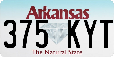 AR license plate 375KYT