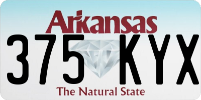 AR license plate 375KYX
