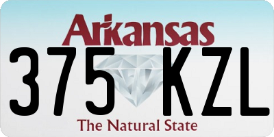 AR license plate 375KZL
