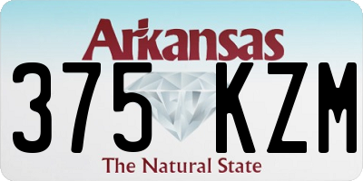 AR license plate 375KZM