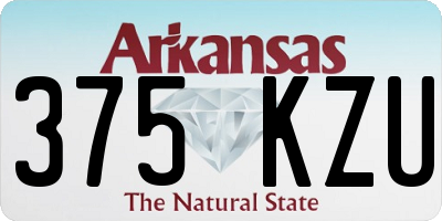 AR license plate 375KZU