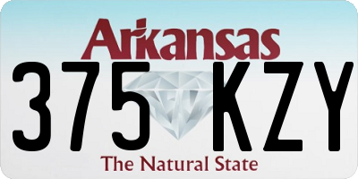 AR license plate 375KZY