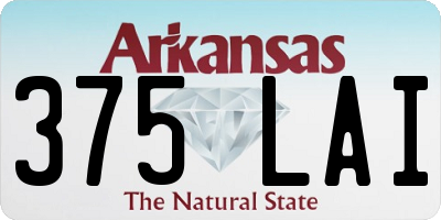 AR license plate 375LAI