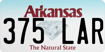 AR license plate 375LAR