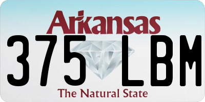AR license plate 375LBM