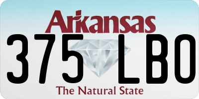 AR license plate 375LBO