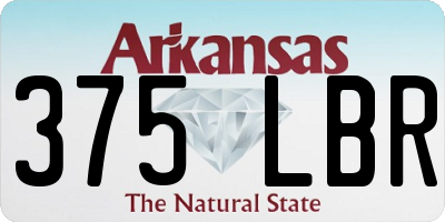 AR license plate 375LBR