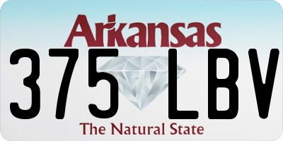 AR license plate 375LBV