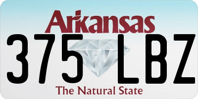 AR license plate 375LBZ