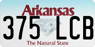 AR license plate 375LCB