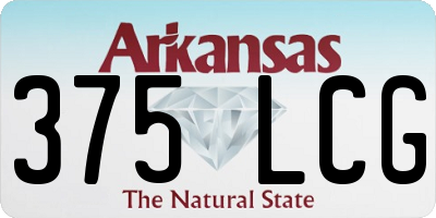 AR license plate 375LCG