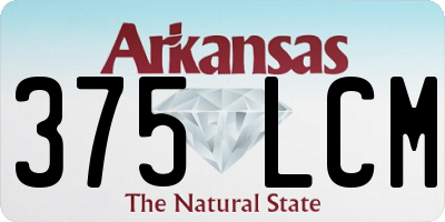 AR license plate 375LCM