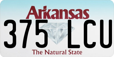 AR license plate 375LCU