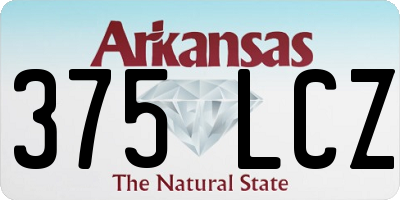 AR license plate 375LCZ
